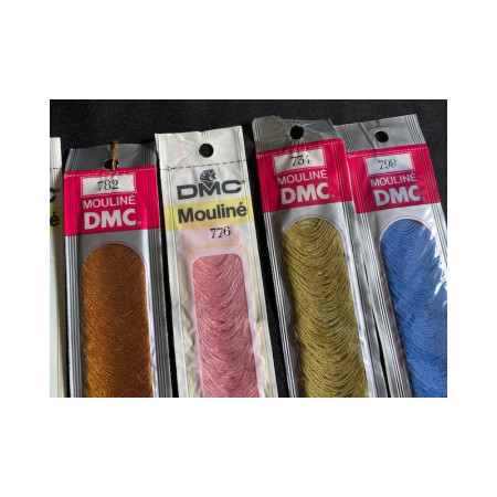 Cotons DMC mouliné (format spirale 10 mètres) pour broderie au choix - NEUF