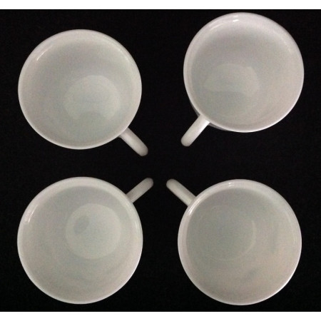 Ensemble 4 tasses café "simple" Arcopal - Myosotis