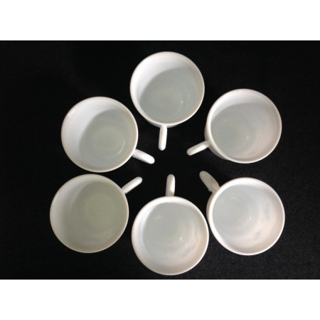 Ensemble 6 tasses café Arcopal - Myosotis
