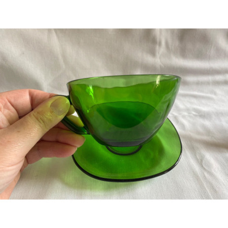 Ensemble à chocolat Vert  - VERECO 1970 1980