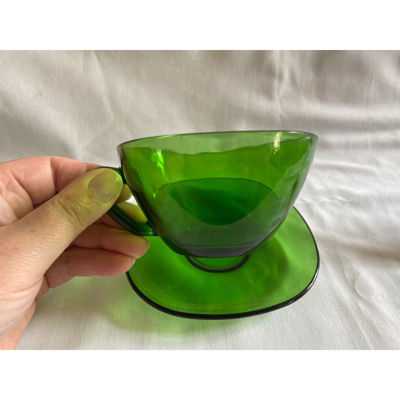 Ensemble à chocolat Vert  - VERECO 1970 1980
