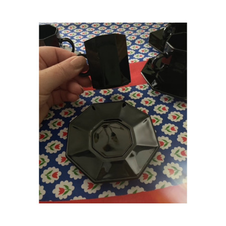 Ensemble de 4 tasses et sous-tasses a café Esso vintage