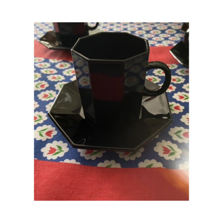 Ensemble de 4 tasses et sous-tasses a café Esso vintage
