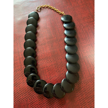 COLLIER "pastilles" Noir