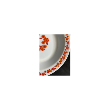 Grand plat de service Arcopal "Lotus"