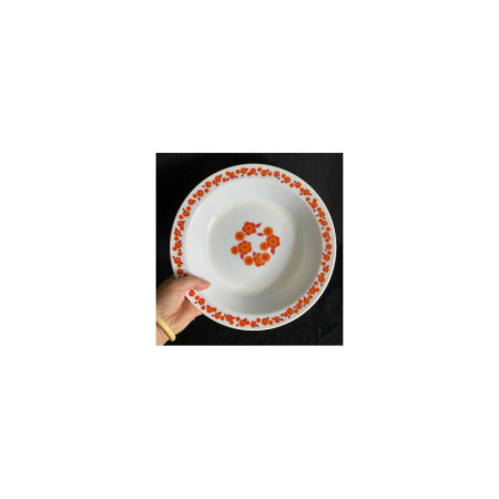 Grand plat de service Arcopal "Lotus"