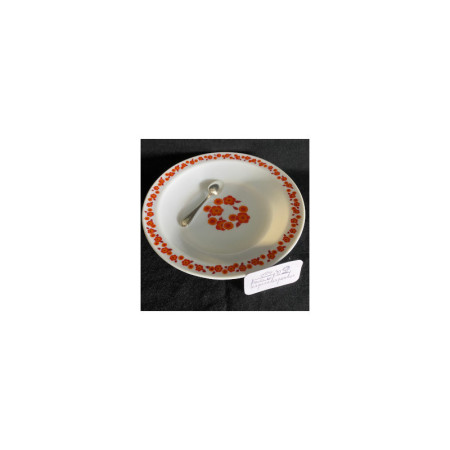 Grand plat de service Arcopal "Lotus"