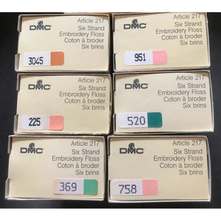 Cotons DMC mouliné pour broderie au choix dans 390 coloris ! - NEUF