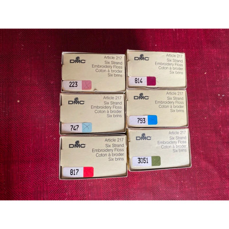 Cotons DMC mouliné pour broderie au choix dans 390 coloris ! - NEUF