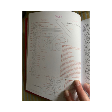 Livre "Accessoires brodés - Univers SAJOU" - Marie SUAREZ