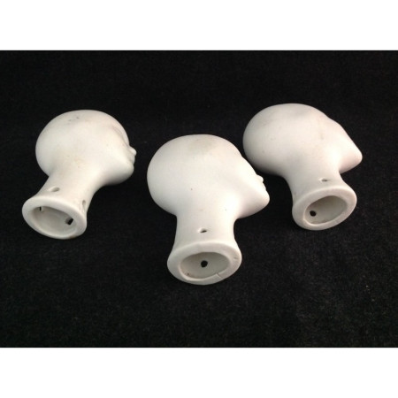 Lot 3 têtes porcelaine "MPR"