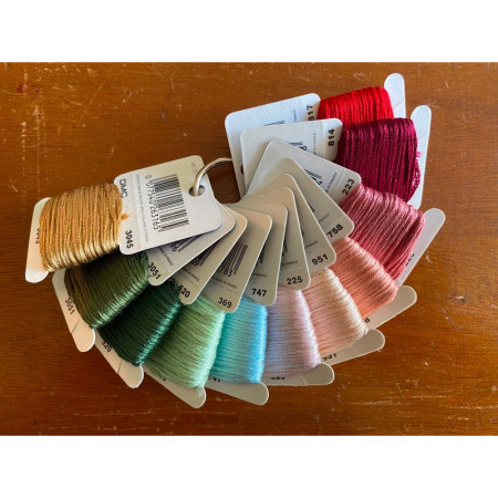 Lot de 11 Cotons DMC mouliné pour broderie - NEUF