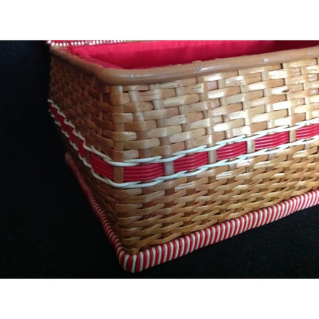 Panier de couture 1950