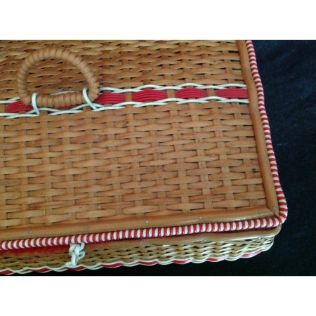 Panier de couture 1950