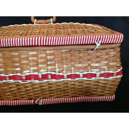 Panier de couture 1950
