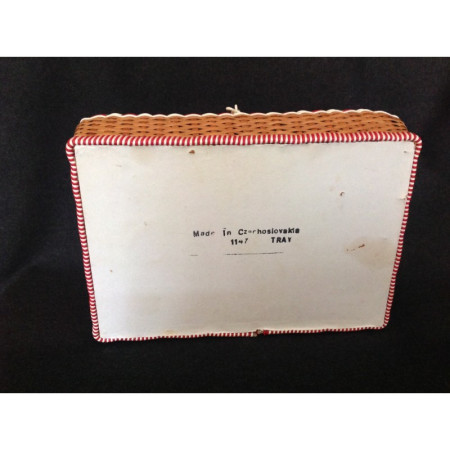 Panier de couture 1950