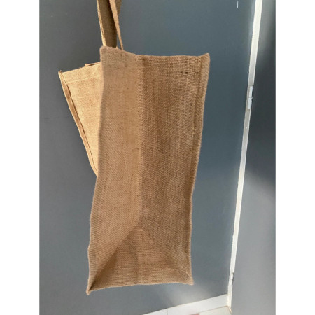 Sac cabas "Route du Champagne"  - upcycling tissus vintage 1970-80