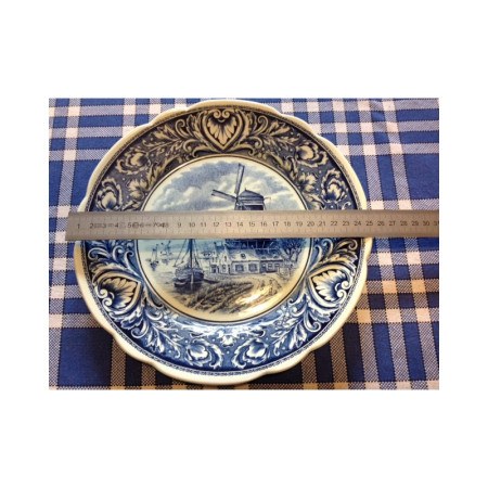 Grande assiette "Royal Sphinx" Delft