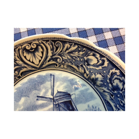 Grande assiette "Royal Sphinx" Delft