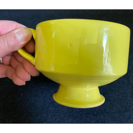 Grande tasse bicolore "Vallauris" René Neveux ? 1950