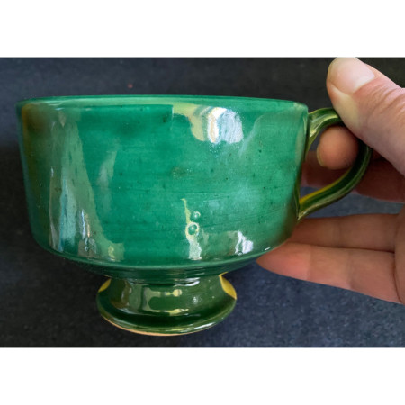 Grande tasse bicolore "Vallauris" René Neveux ? 1950