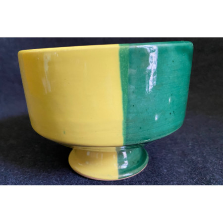 Grande tasse bicolore "Vallauris" René Neveux ? 1950