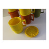 MUG TUPPERWARE JAUNE + COUVERCLE