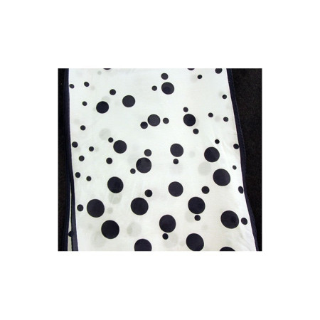 FOULARD À POIS RÉTRO BLEU BLANC