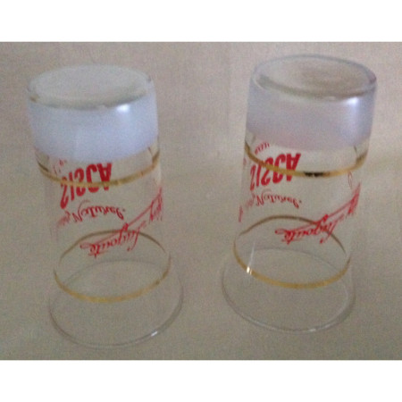 Lot 2 VERRES bistrot "Sisca" - 1950/60