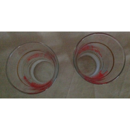 Lot 2 VERRES bistrot "Sisca" - 1950/60