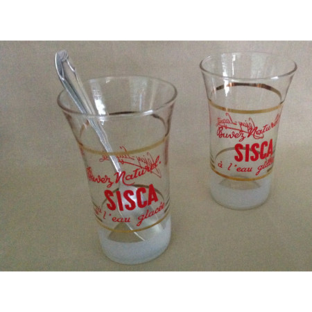 Lot 2 VERRES bistrot "Sisca" - 1950/60