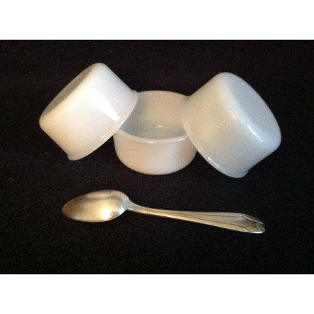 Lot 3 ramequins "Opaline-Lever"