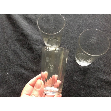 LOT 3 VERRES A EAU ANCIENS