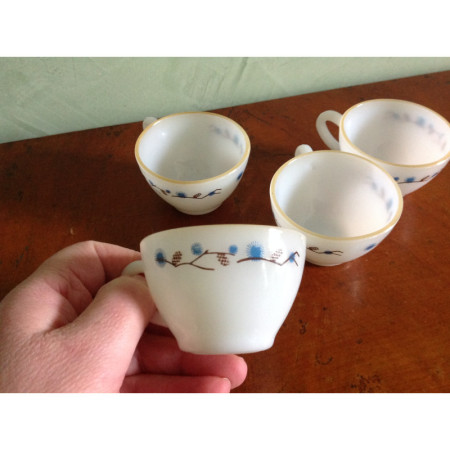 Lot 4 tasses café Arcopal - Mexico