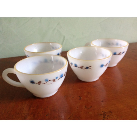 Lot 4 tasses café Arcopal - Mexico