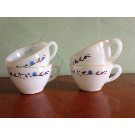 Lot 4 tasses café Arcopal - Mexico