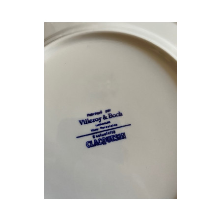Lot 6 assiettes dessert - Cadiz pour Villeroy & Boch - vintage 1970