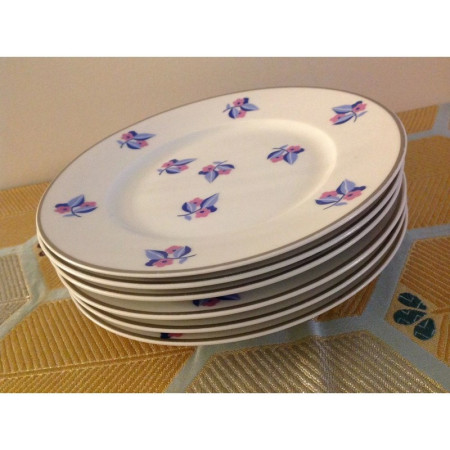 Lot 6 assiettes Dessert Limoges
