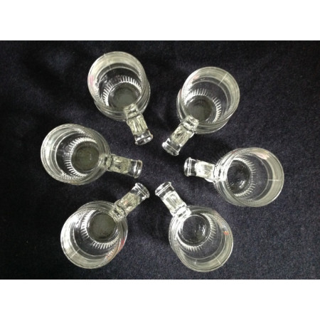 Lot 6 incroyables verres "Danse"