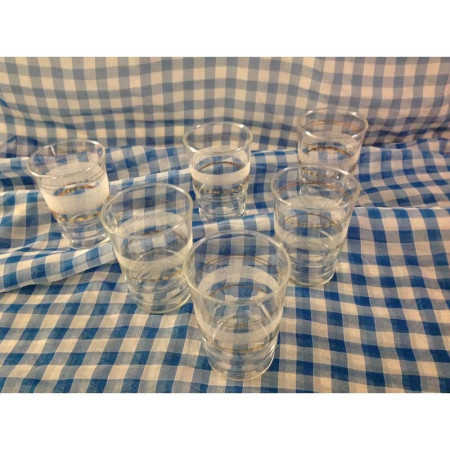 LOT 6 VERRES "FIFTIES"