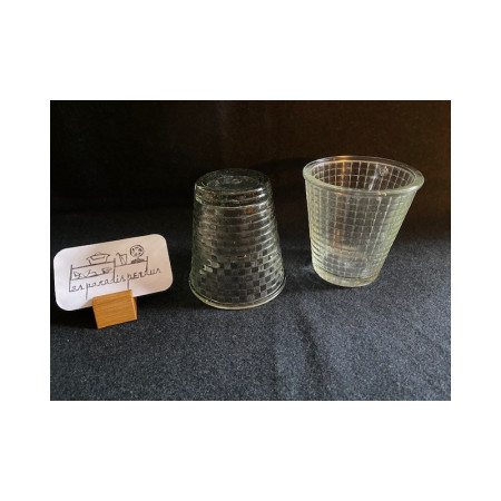Lot de 2 pots à confiture anciens