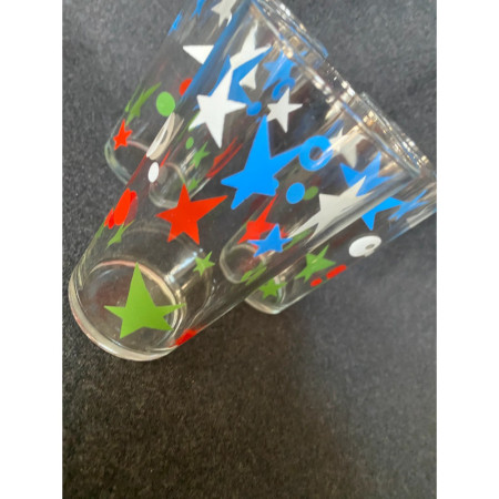 Lot de 3 verres anciens "Circus"