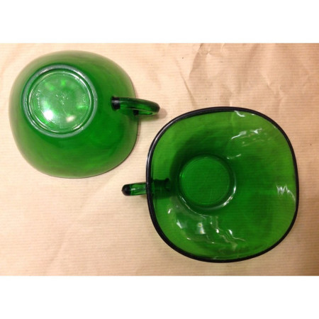 Lot de 4 petites tasses VERECO - VERT