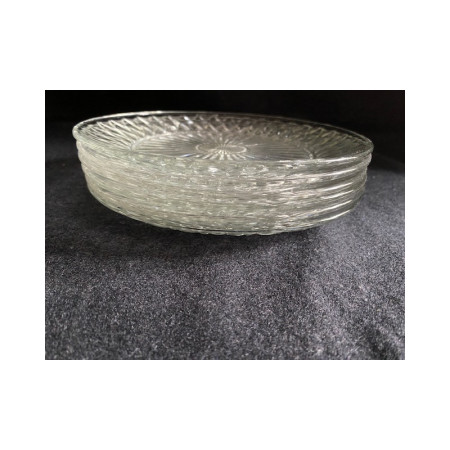Lot de 6 assiettes à dessert Duralex Diamant