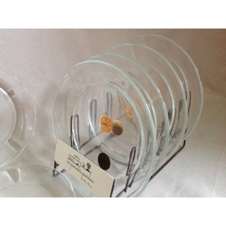 Lot de 6 assiettes dessert "Duralex" - neuves