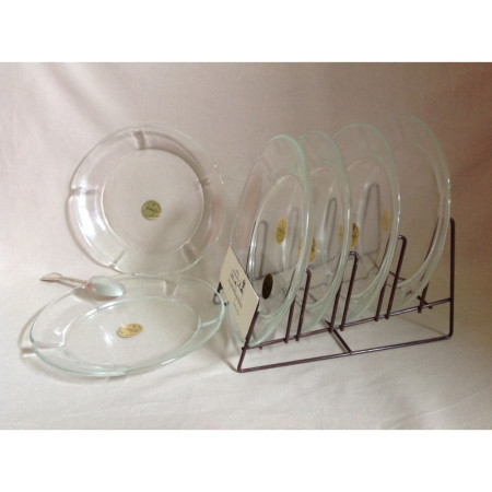 Lot de 6 assiettes dessert "Duralex" - neuves