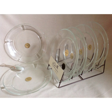 Lot de 6 assiettes dessert "Duralex" - neuves