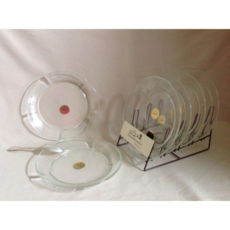 Lot de 6 assiettes dessert "Duralex" - neuves