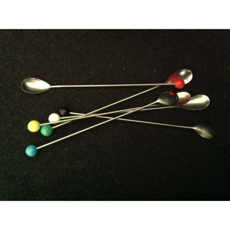 Lot de 6 cuillères à glace - 1960