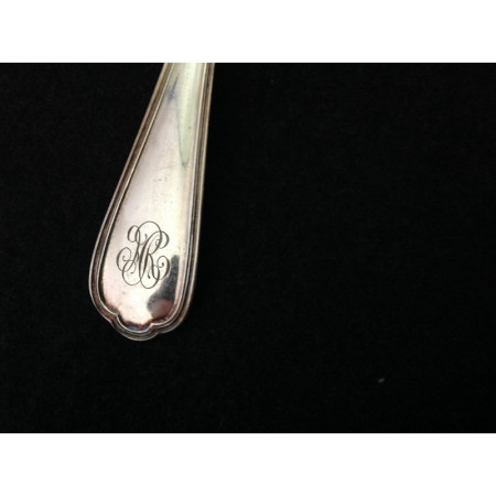 Lot de 6 fourchettes monogramme "M R"